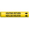 Heating Return Snap-On Pipe Markers