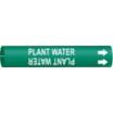 Plant Water Snap-On Pipe Markers