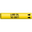 Lube Oil Snap-On Pipe Markers