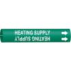 Heating Supply Snap-On Pipe Markers
