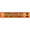 Hydrochloric Acid Snap-On Pipe Markers