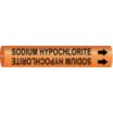 Sodium Hypochlorite Snap-On Pipe Markers