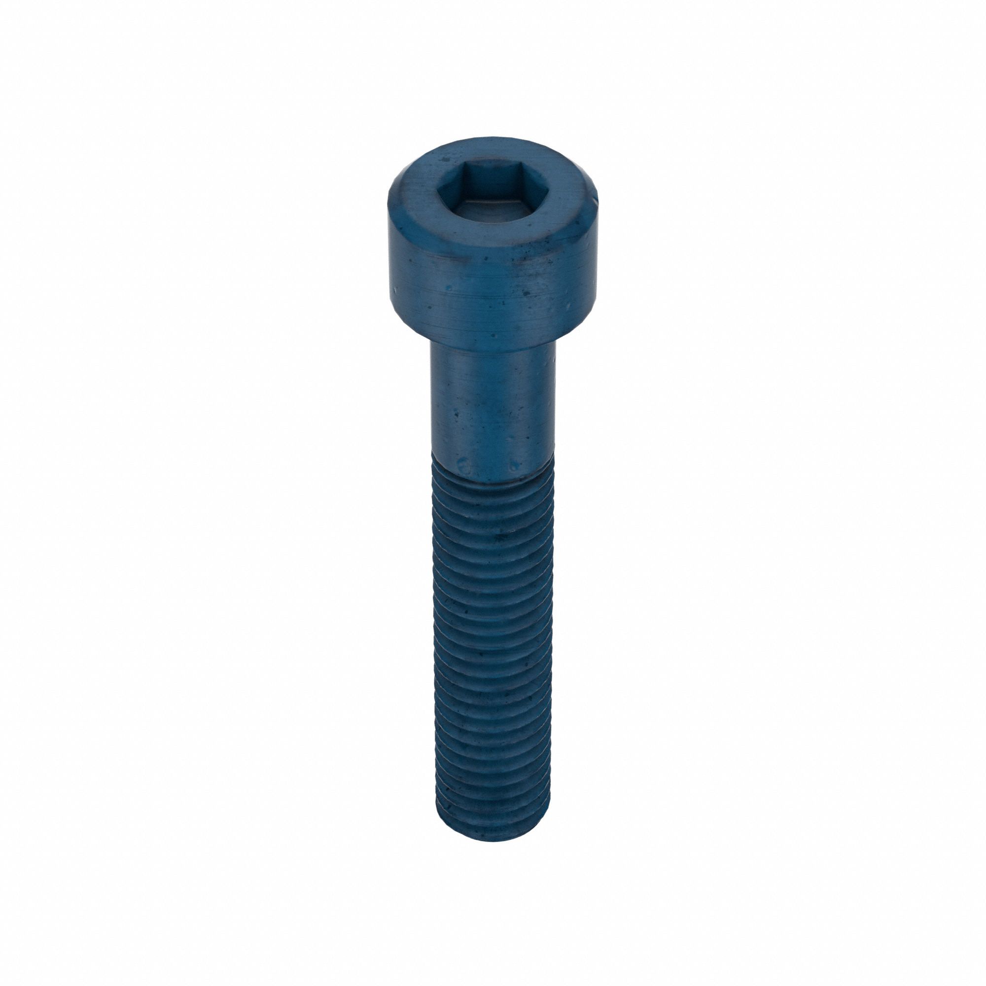 Socket Head Cap Screw: M8x1.25 Thread Size, 45 mm Lg, Std, Blue Phosphate, Alloy Steel, 25 PK