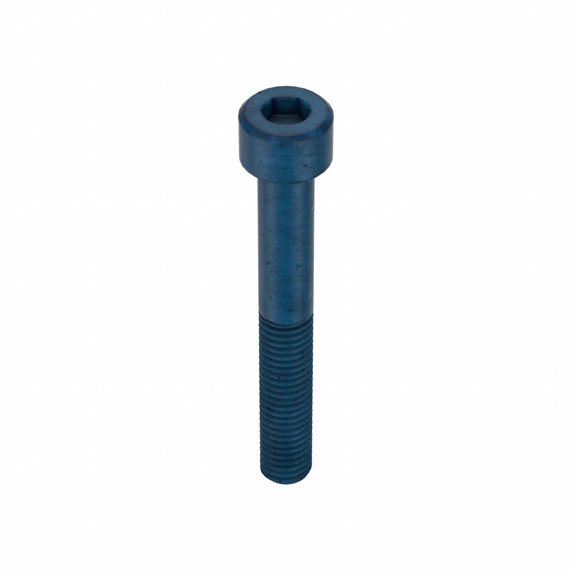 Socket Head Cap Screw: M8x1.25 Thread Size, 60 mm Lg, Std, Blue Phosphate, Alloy Steel, 25 PK