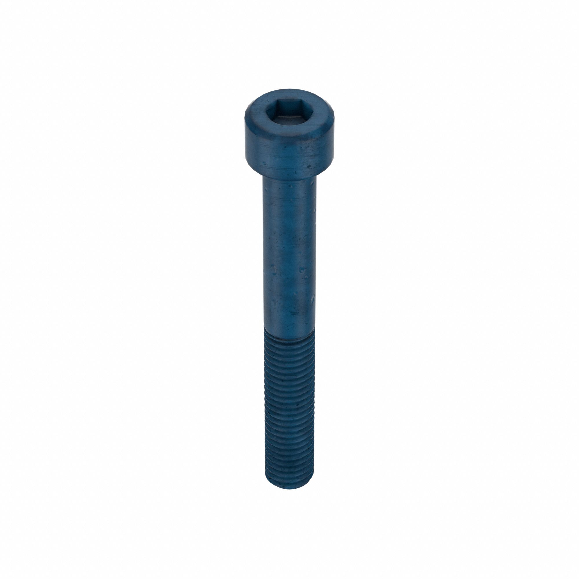 Socket Head Cap Screw: M8x1.25 Thread Size, 65 mm Lg, Std, Blue Phosphate, Alloy Steel, 25 PK