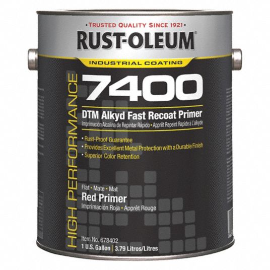 Rustoleum flat red on sale primer