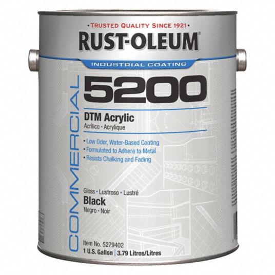 RUSTOLEUM High Gloss Interior/Exterior Paint, Water Base