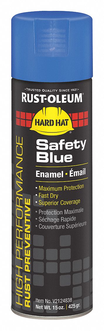 Rust-Oleum V2124838 15 oz. Safety Blue High Performance Spray Enamel