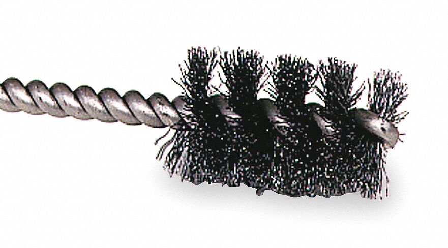 Single Spiral Tube Brush, Power, 0.25"dia.