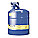 5 GALLON (19 L) TYPE I SAFETY CAN, BLUE, GALVANIZED STEEL, 16⅞ IN H, 11¾ IN OD, FOR KEROSENE