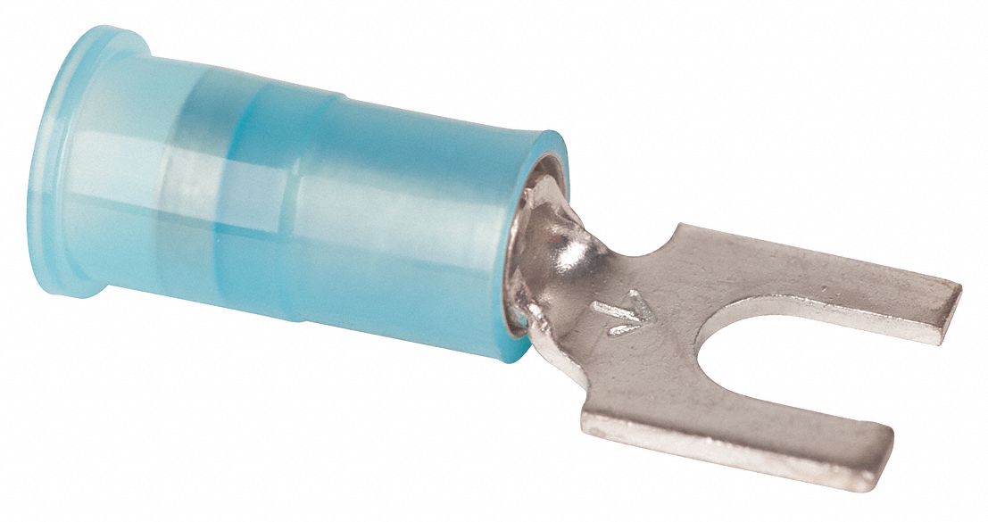 3M Fork Terminal, Block Terminal Type, Crimp Connection Type, Nylon