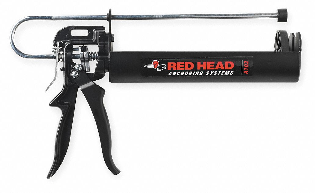 RED HEAD 6 in Dia. Metal Acrylic Adhesive Dispenser for 28 oz 53TX70