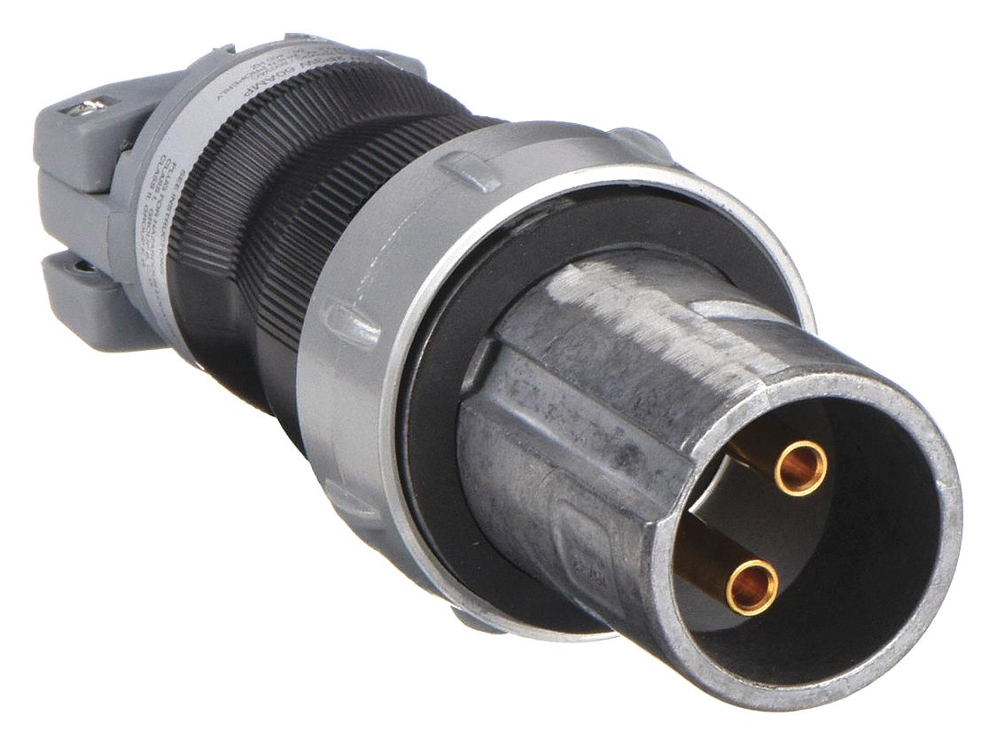 TYPE 4X PIN AND SLEEVE PLUG, 60 A, 250V DC/600V AC, STYLE 1 GROUNDING