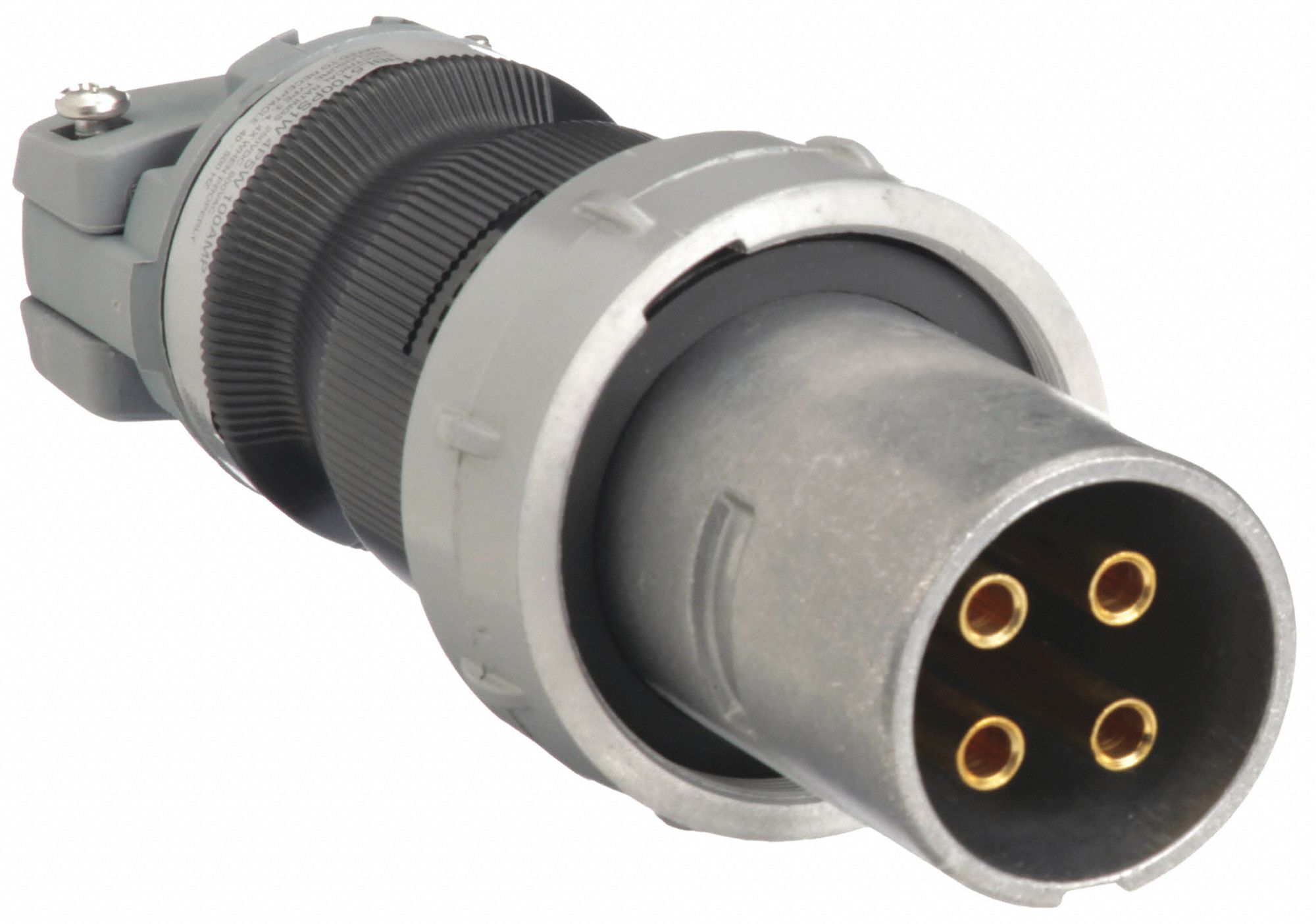 TYPE 4X PIN AND SLEEVE PLUG, 100 A, 250V DC/600V AC, STYLE 1 GROUNDING