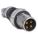 TYPE 4X PIN AND SLEEVE PLUG, 60 A, 250V DC/600V AC, STYLE 1 GROUNDING