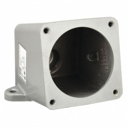 HUBBELL, 60 A, Dead End, Angle Back Box 5HJ51MB601W Grainger