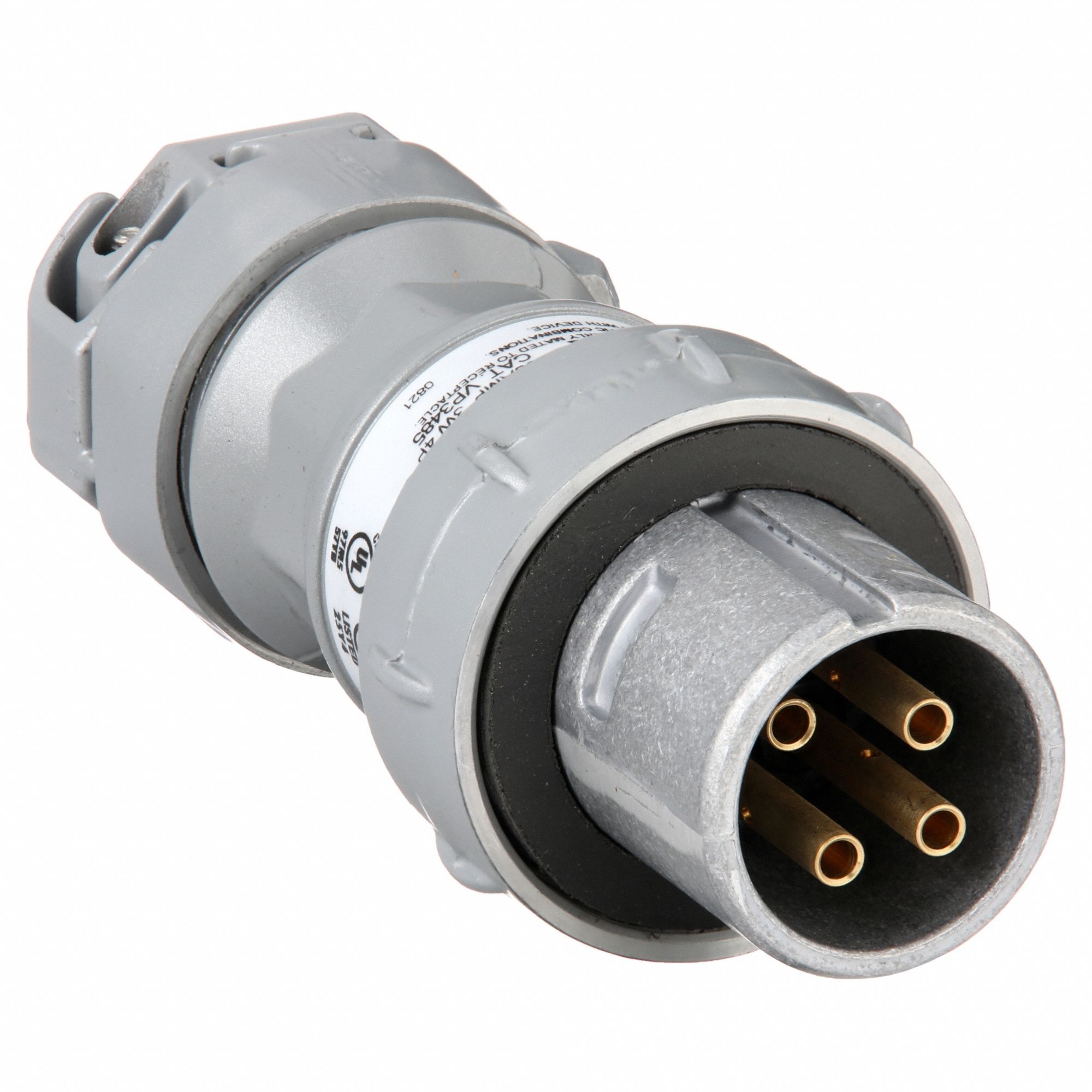 PIN AND SLEEVE PLUG, 30 A, 250V DC/600V AC, STYLE 2 GROUNDING, CSA CERTIFICATIONS/UL LISTED