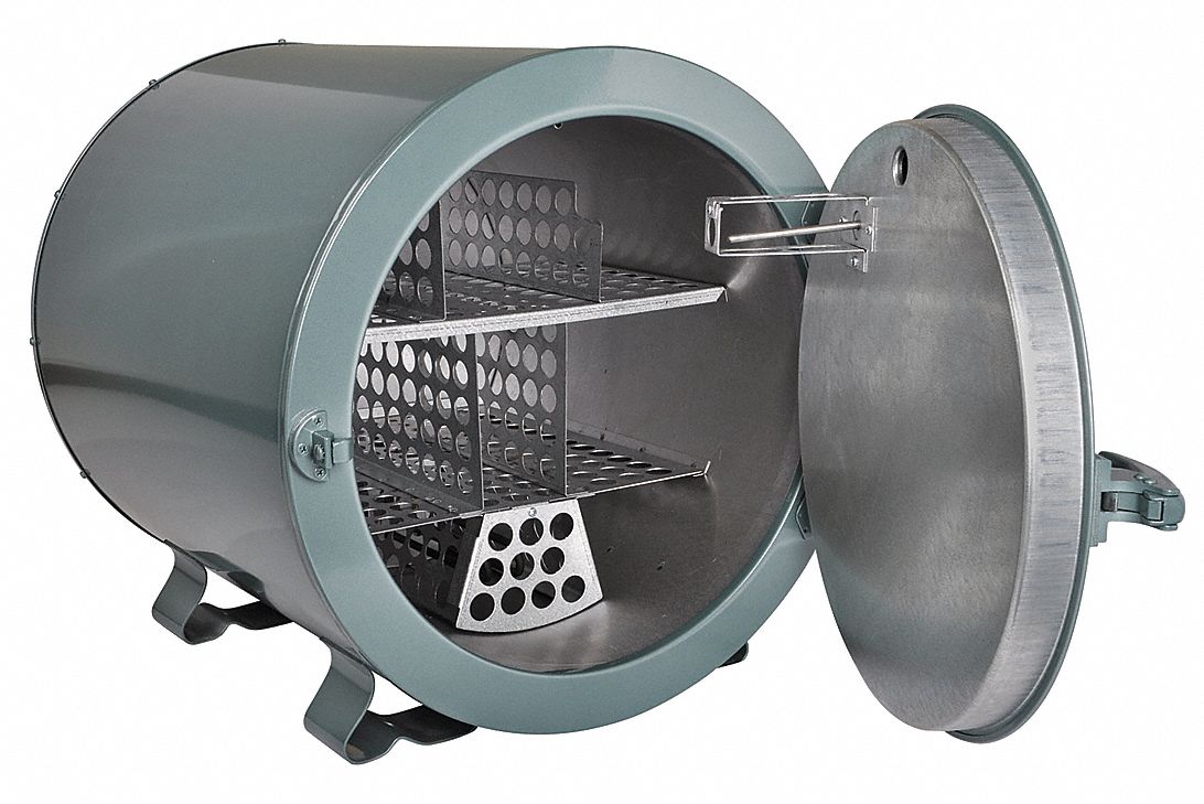 Electrode Oven: Benchtop, 120/240V AC, 400 lb Storage Capacity, Gray