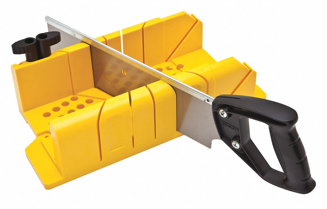 STANLEY 14 in Lg 8 1 4 in Wd Clamping Miter Box 5HK83 20 600