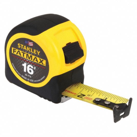 STANLEY, Inch, Nonmagnetic Single Hook Tip, Tape Measure - 24A342