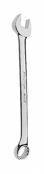 Combination Wrench: Alloy Steel, Chrome, 5/16 in Head Size, 5 1/4 in Overall Lg, Offset