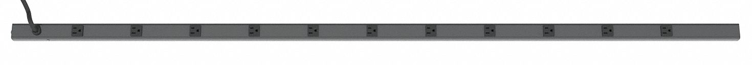 5HN16 - Outlet Strip 11 Outlets Gray