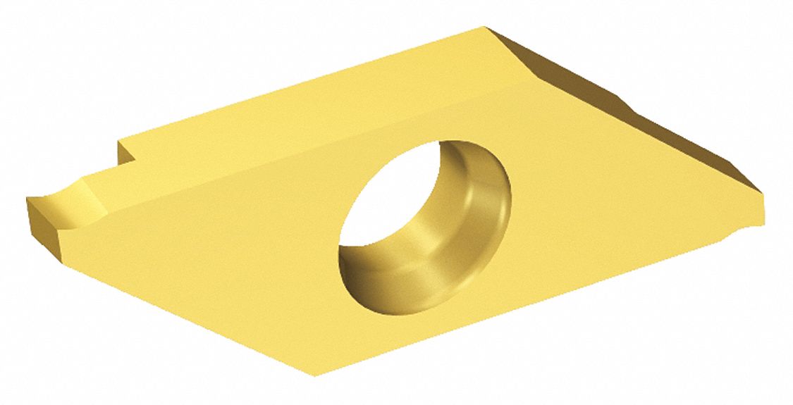 SANDVIK COROMANT, Right Hand, 0.002 in Corner Radius, Grooving Insert