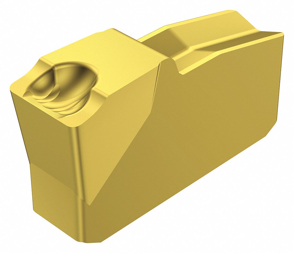 SANDVIK COROMANT, Neutral, 0.012 in Corner Radius, Grooving Insert 5KYN1N151.2400405G 235