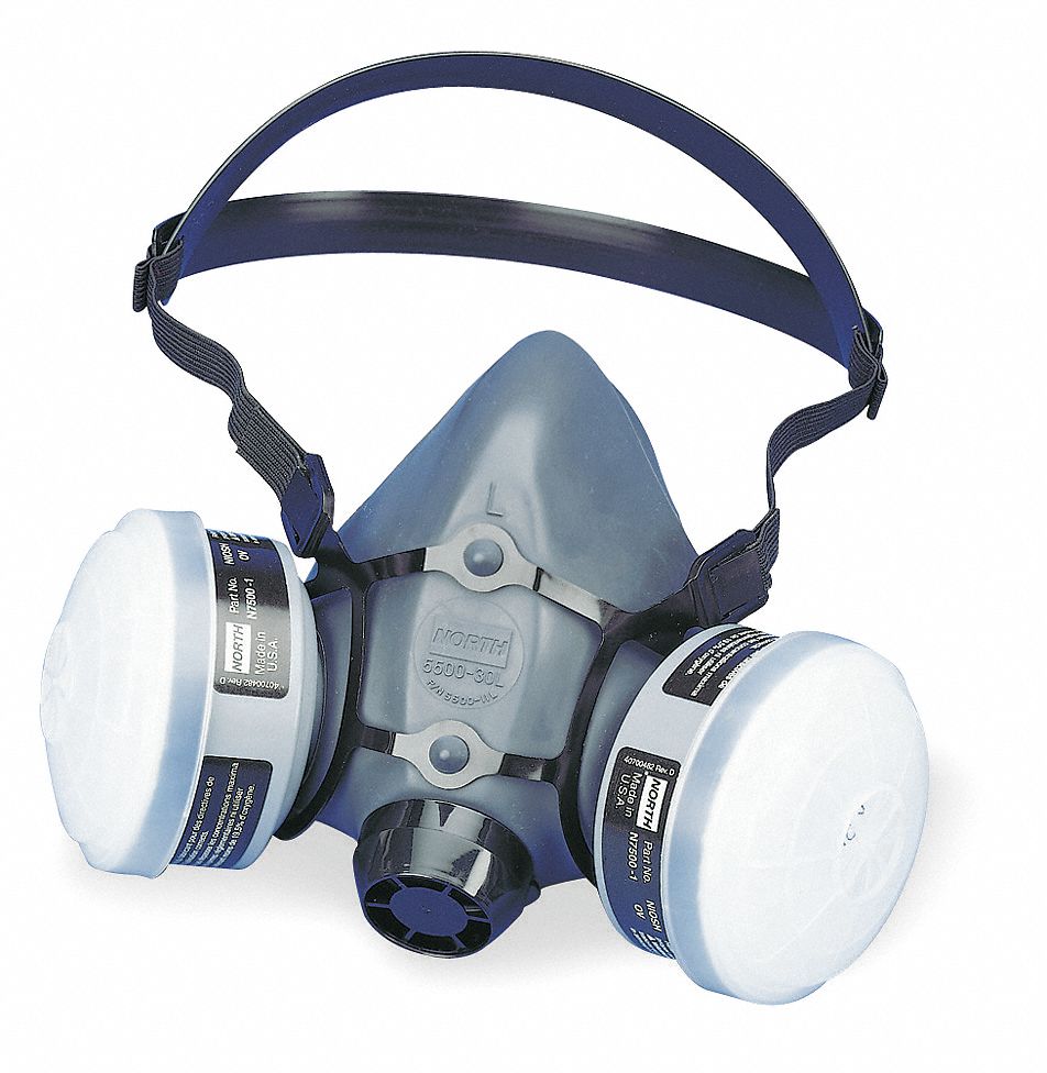 Half Mask Respirator Kit, L, Cartridges Included Yes - Grainger