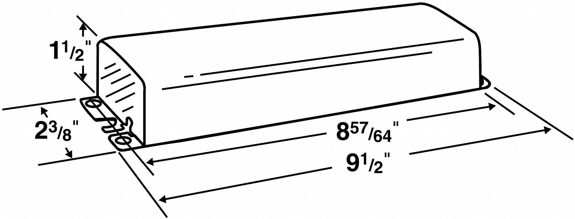 GRAINGER APPROVED 2 / F20t12 Ballast 5HX35564LTCP Grainger