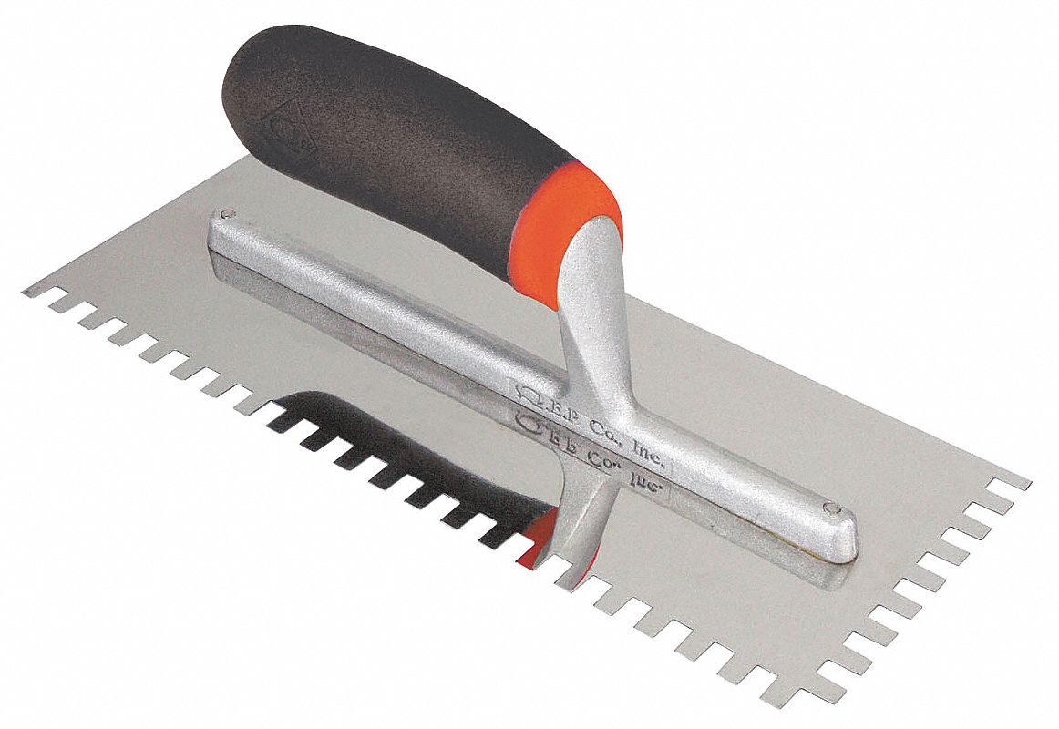 5HXD7 - Notched Floor Trowel SS 11x4 1/2In