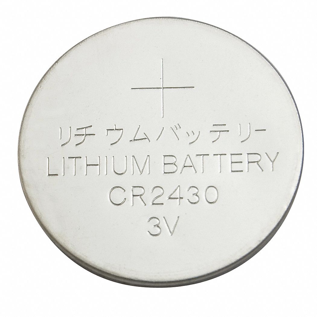 Kom op forbruge Procent 2430 Battery Size, Lithium, Coin Cell Battery - 5HXG8|5HXG8 - Grainger