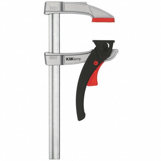 BESSEY Ratcheting Clamp,4 in Max. Jaw Opening (In.),260 lb Nominal Clamping Pressure 5HXN9