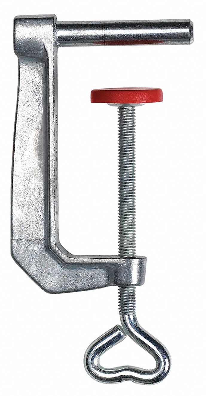 BESSEY TK-6 Clamp-On Vise Base,Steel,L 51/64 in,PR 5HXR3