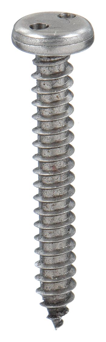 Sheet Metal Screw: #6 Size, 5/8 in Lg, Stainless Steel, Plain, Spanner, Pan, 25 PK