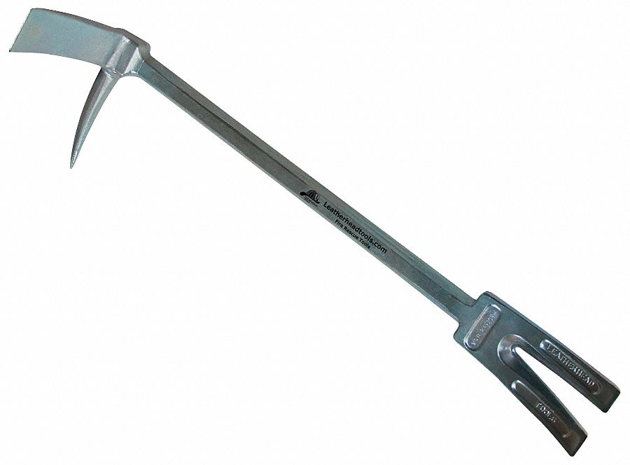 Halligan Bar: Forcible Entry Tool, Halligan, 36 in Handle Lg, Round