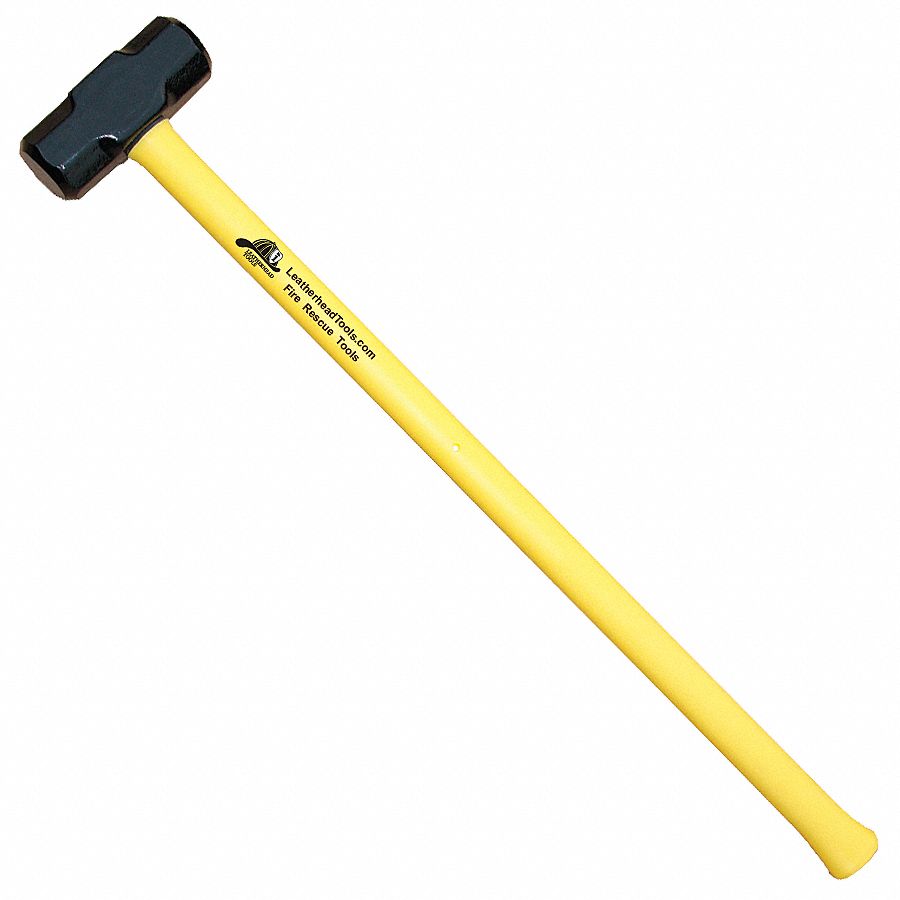 LEATHERHEAD TOOLS SLEDGE HAMMER,YELLOW,36 IN.,8 LB. - Fire Probing Tools -  WWG5HYC7