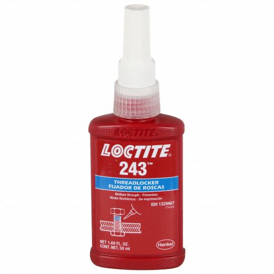 Threadlocker anaerobic adhesive loctite 243 with medium strength