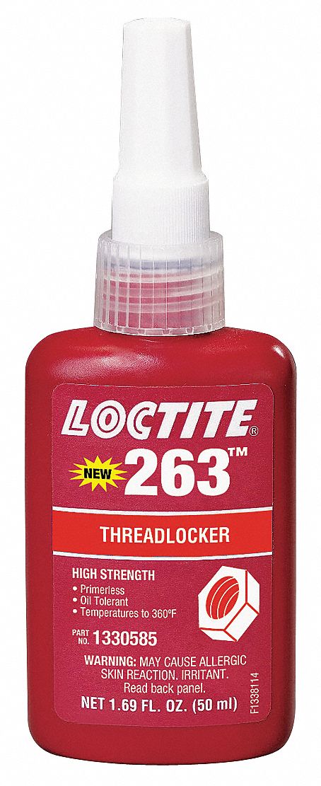 Loctite 262 – Fijador de Tornillos de Resistencia Permanente – 50