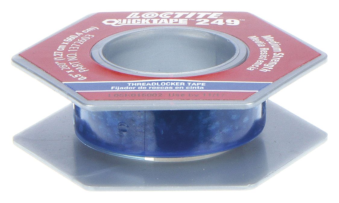 RUBAN FREIN-FILETS, 249, BL, ANTI-GOUTTE, 260PO X ½PO, ANAÉROBIE