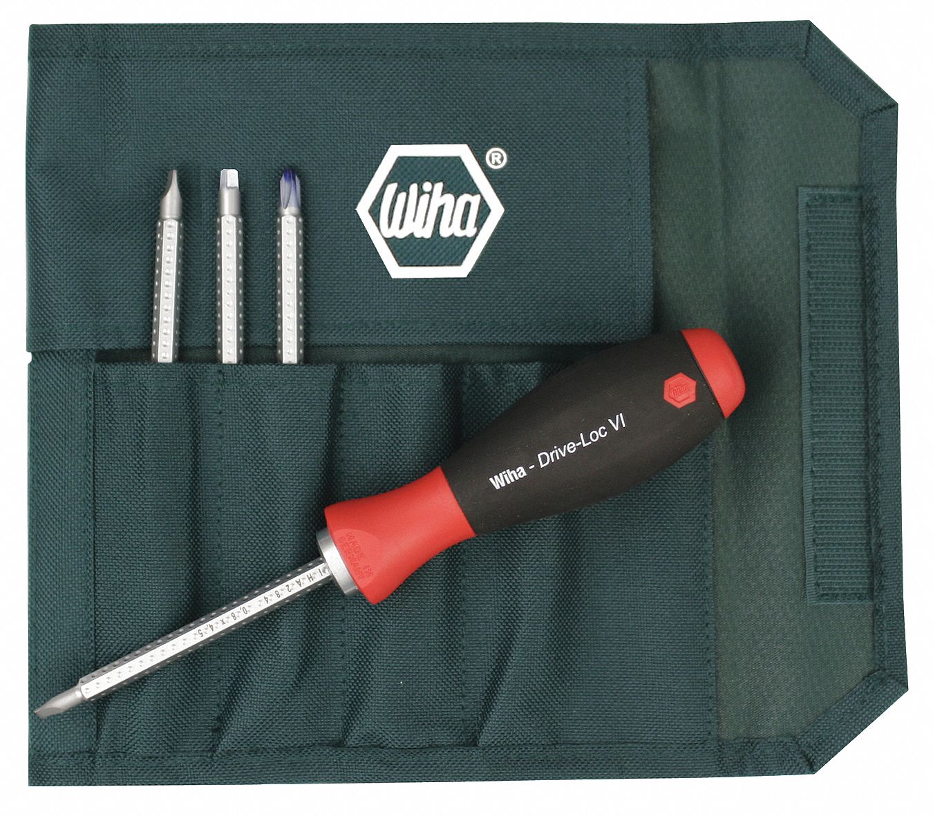 MULTI-BIT SCREWDRIVER, PHILLIPS/SLOTTED/SQUARE TIP, #1/#2/3.5 MM/4.5 MM/5.5 MM/6.5 MM TIP SIZE