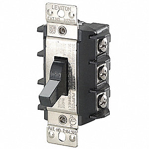 LEVITON Manual Motor Sw, 30 A, 600VAC, 3 Pole, Open ... wiring diagram leviton lighted switch 