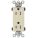 RECEPTACLE TR DUP DECORA 15A IVORY