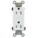 RECEPTACLE, TAMPER RESISTANT, DUPLEX, DECORA 15 AMP, WHITE