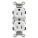 RECEPTACLE, TAMPER RESISTANT, DUPLEX, 15 AMP, WHITE