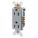 RECEPTACLE, DUPLEX, GREY, 3W 2P 15 AMP, 125V