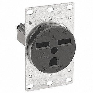 220 Outlet Wiring >> LEVITON 30, Industrial, Receptacle, Black, No Tamper ... 220 Outlet Wiring >> LEVITON 30, Industrial, Receptacle, Black, No Tamper ...