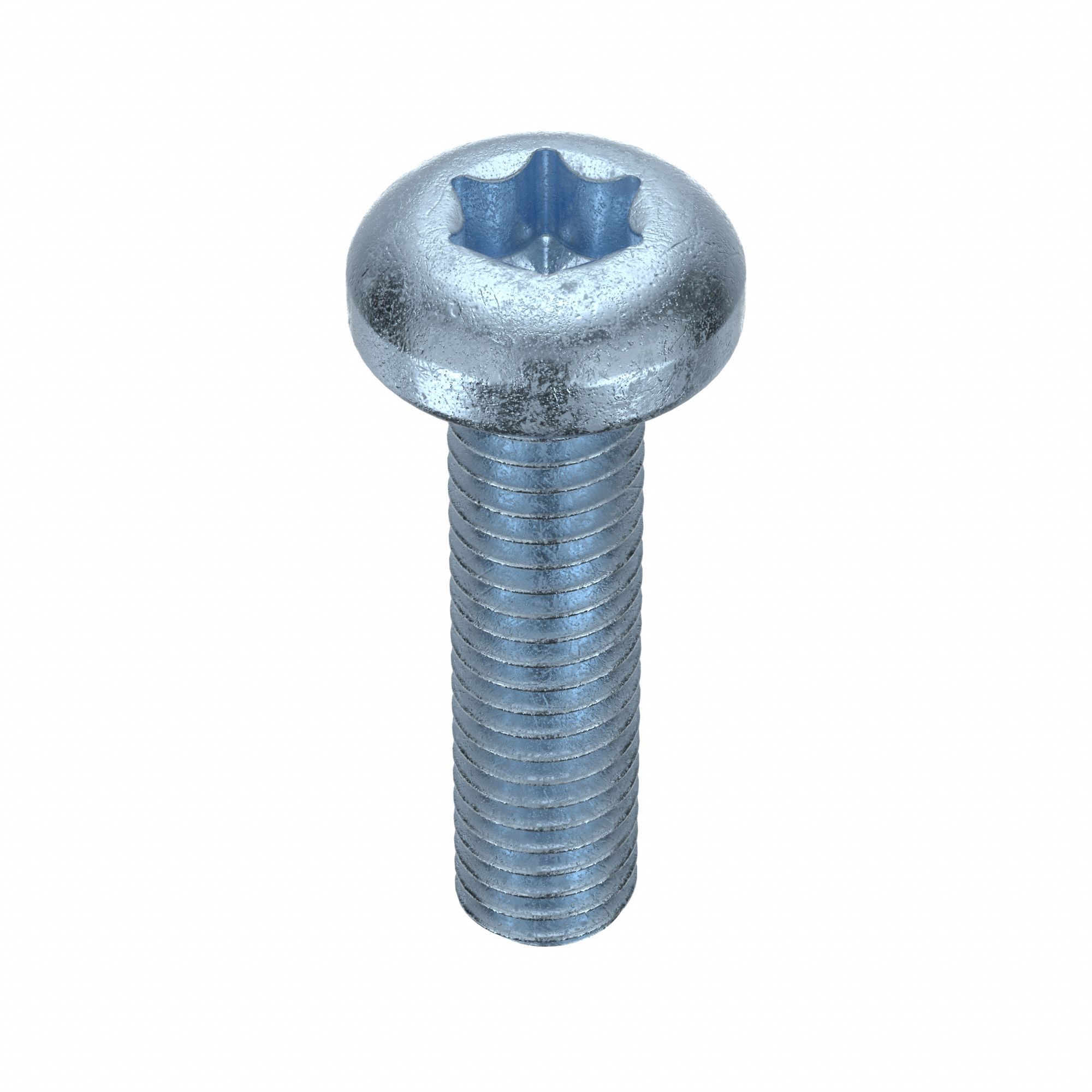 MACHINE SCREW, #10-32 THREAD, ¾ IN L, STEEL, ZINC PLATED, PAN, TORX, ASME B18.6.3, 100 PK