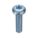 MACHINE SCREW, #10-32 THREAD, ¾ IN L, STEEL, ZINC PLATED, PAN, TORX, ASME B18.6.3, 100 PK