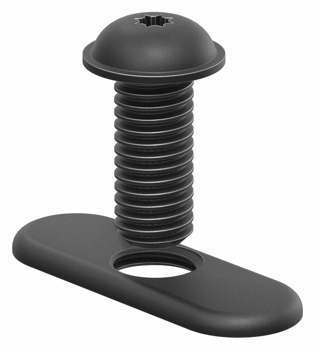 Combination Fastener Kit: 1/4" -20 Size, 1/2 in Thread Lg, Button Head Socket Cap, 10 Series, 15 PK